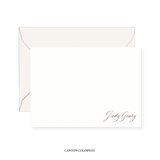 Sienna Calligraphy Classic Printed Note