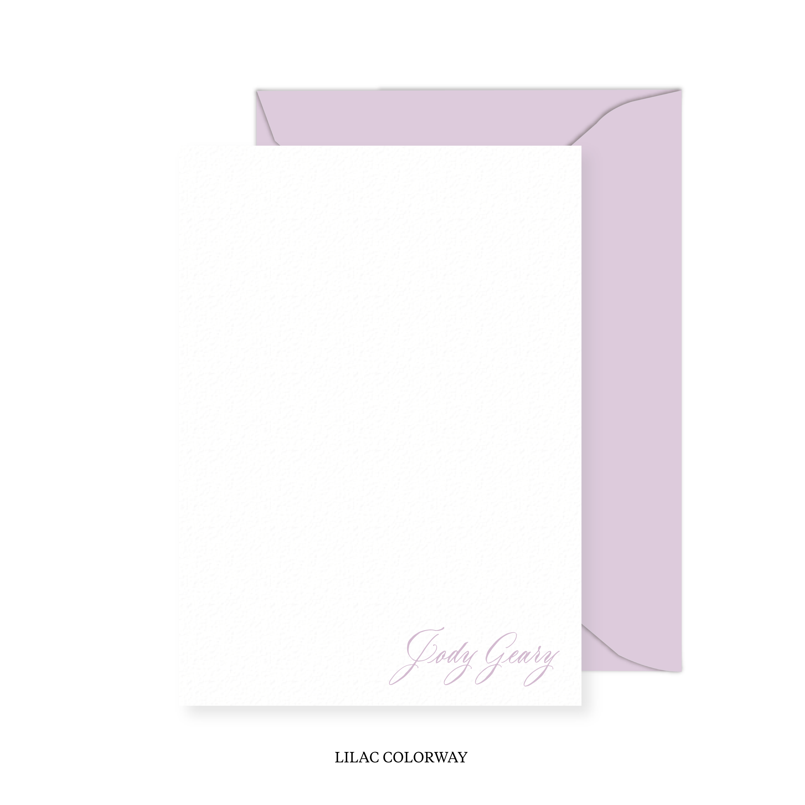 Sienna Calligraphy Classic Printed Note