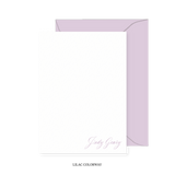Sienna Calligraphy Classic Printed Note