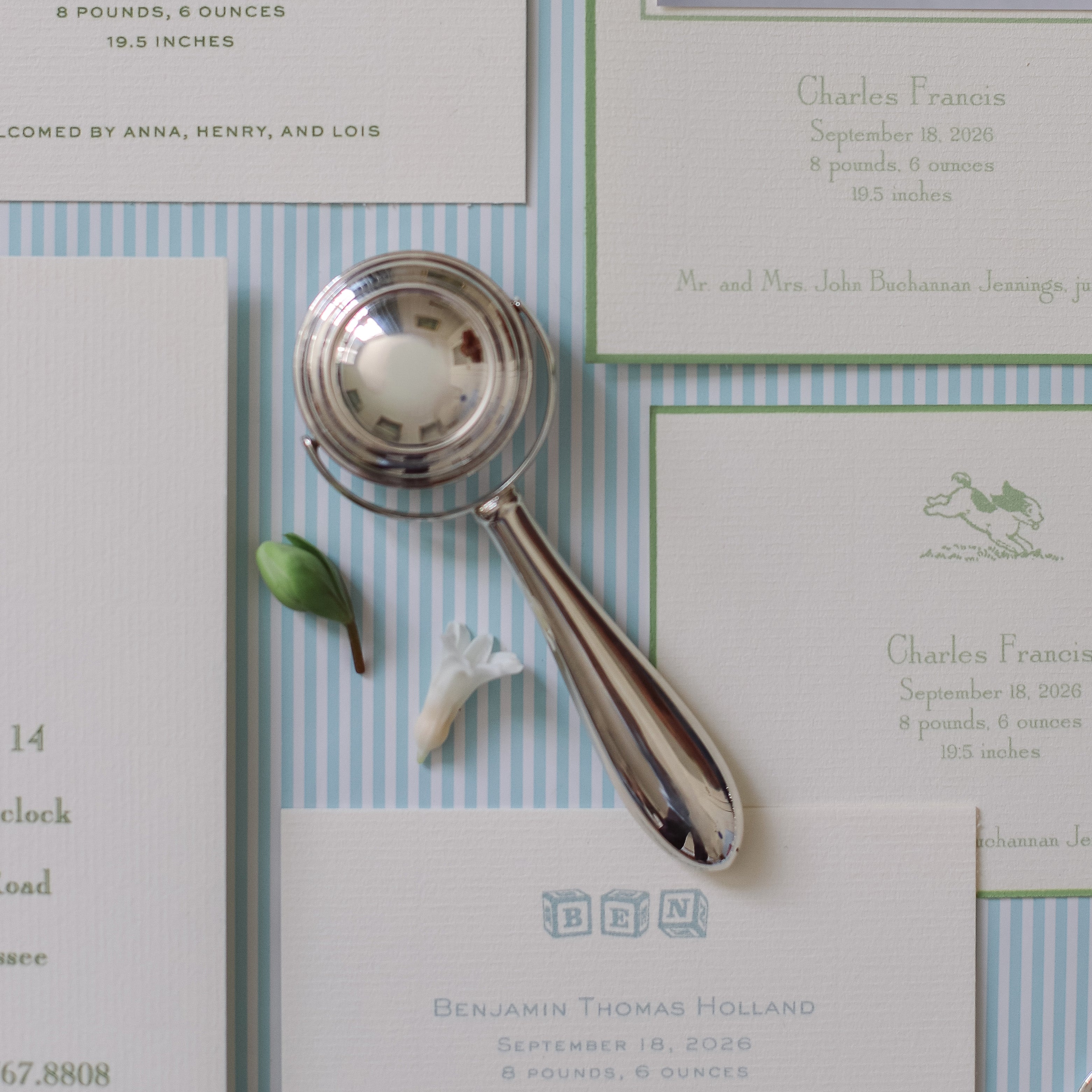 Silver Spinner Rattle