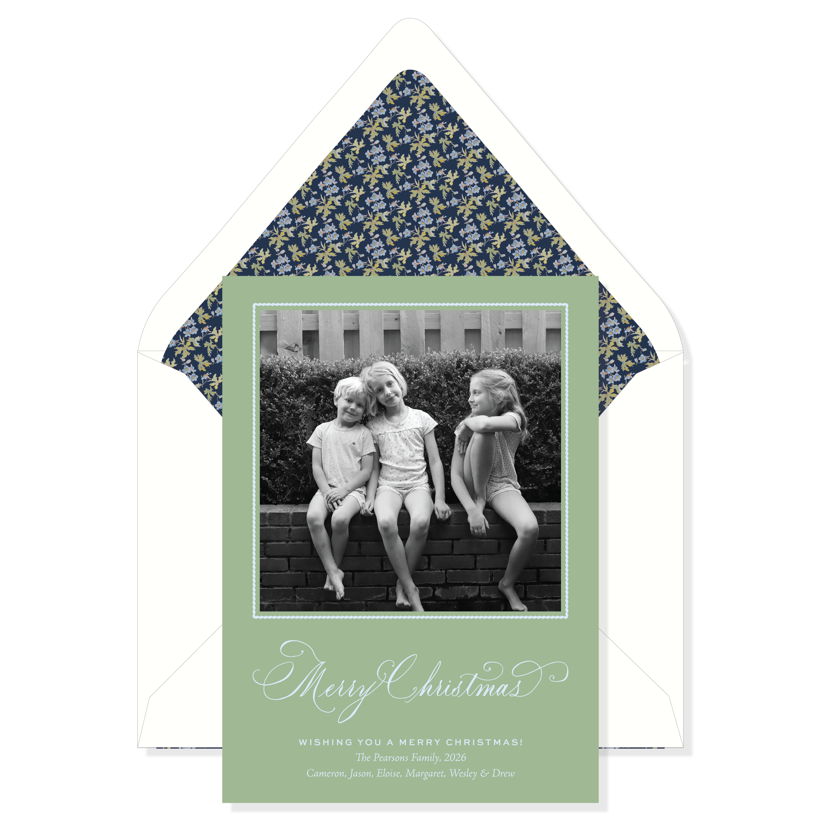 Stagshaw Garden Classic Printed Holiday Card