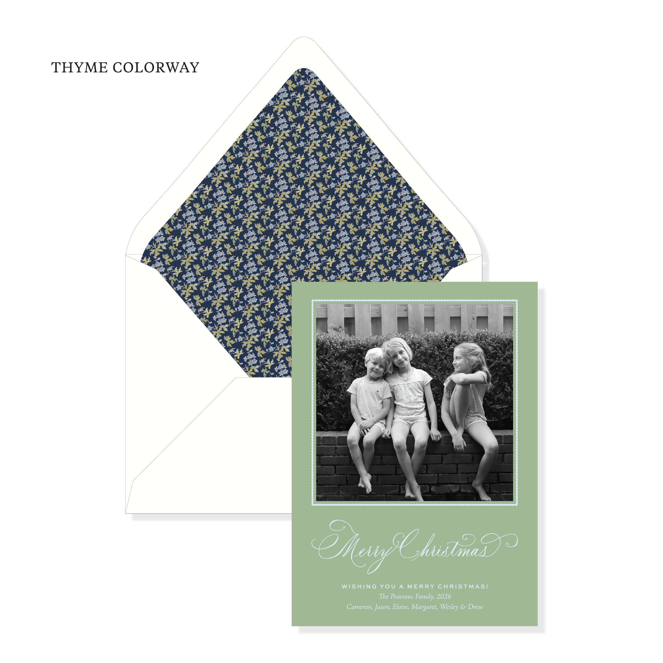 Stagshaw Garden Classic Printed Holiday Card
