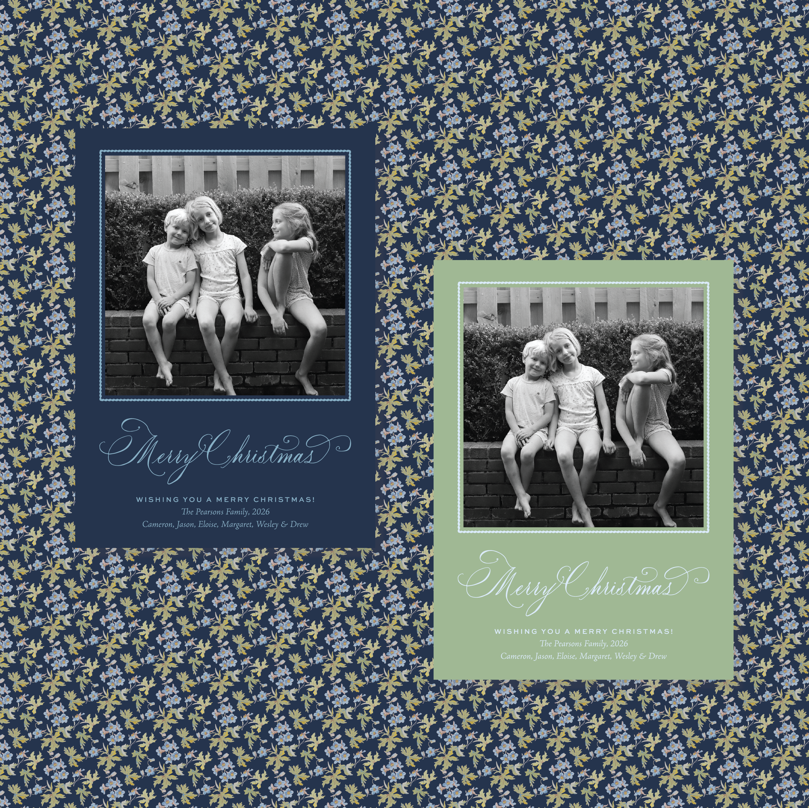 Stagshaw Garden Classic Printed Holiday Card