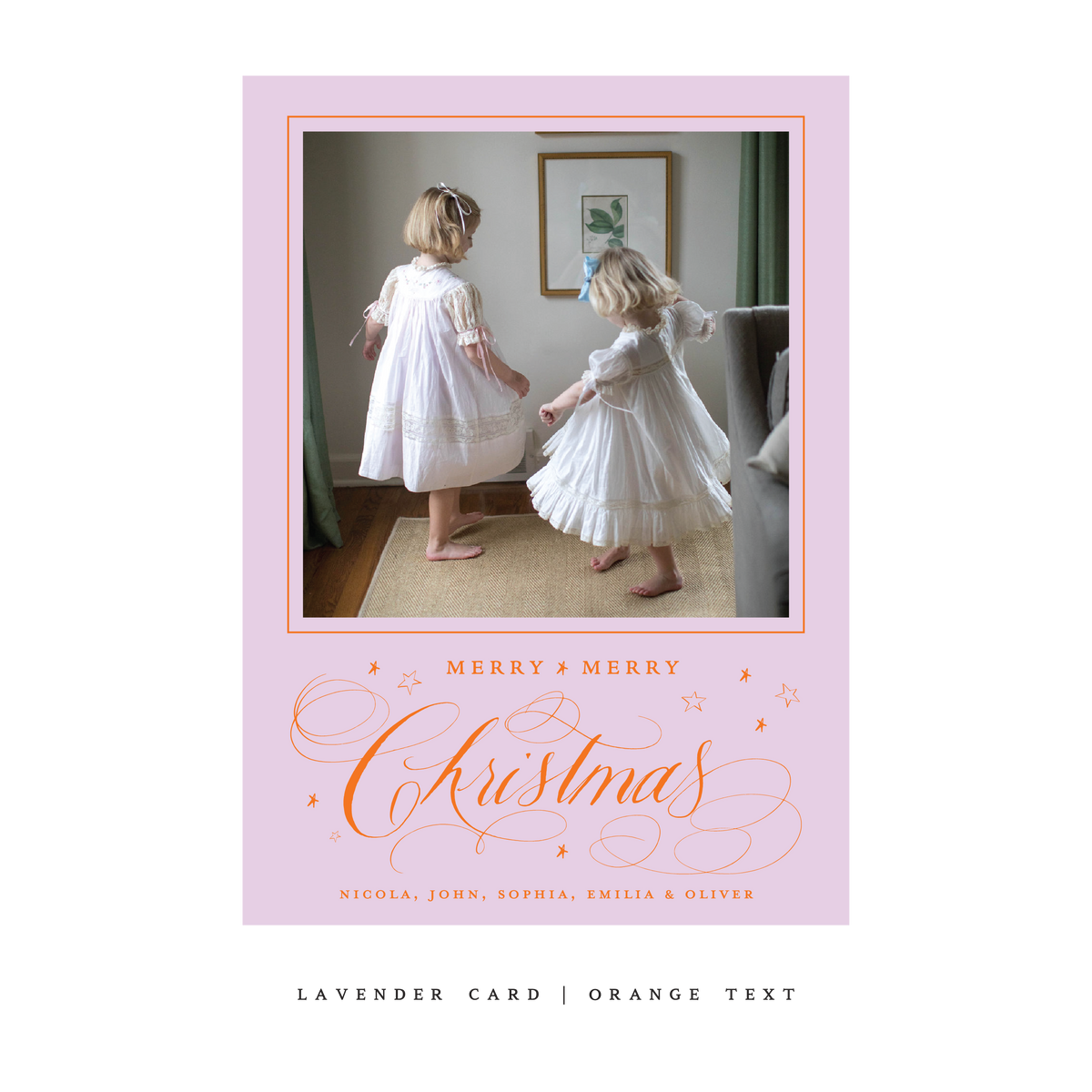 Stanbury Classic Flat Print Holiday Card, Large (Archive)