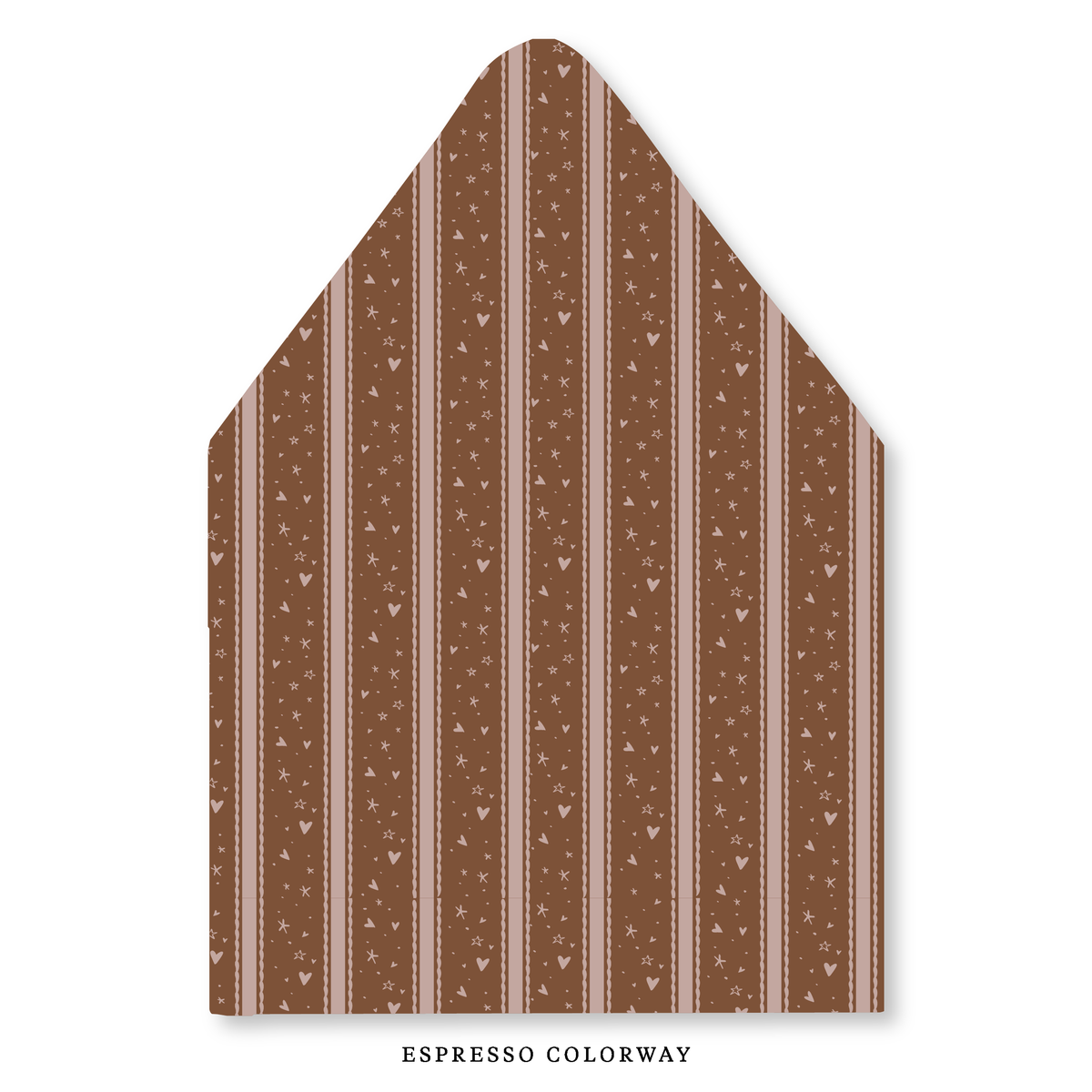 Stars & Hearts Stripe Envelope Liner