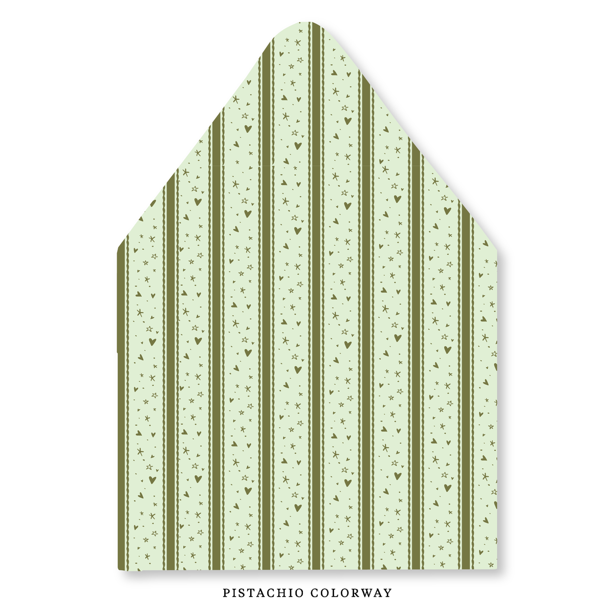 Stars & Hearts Stripe Envelope Liner