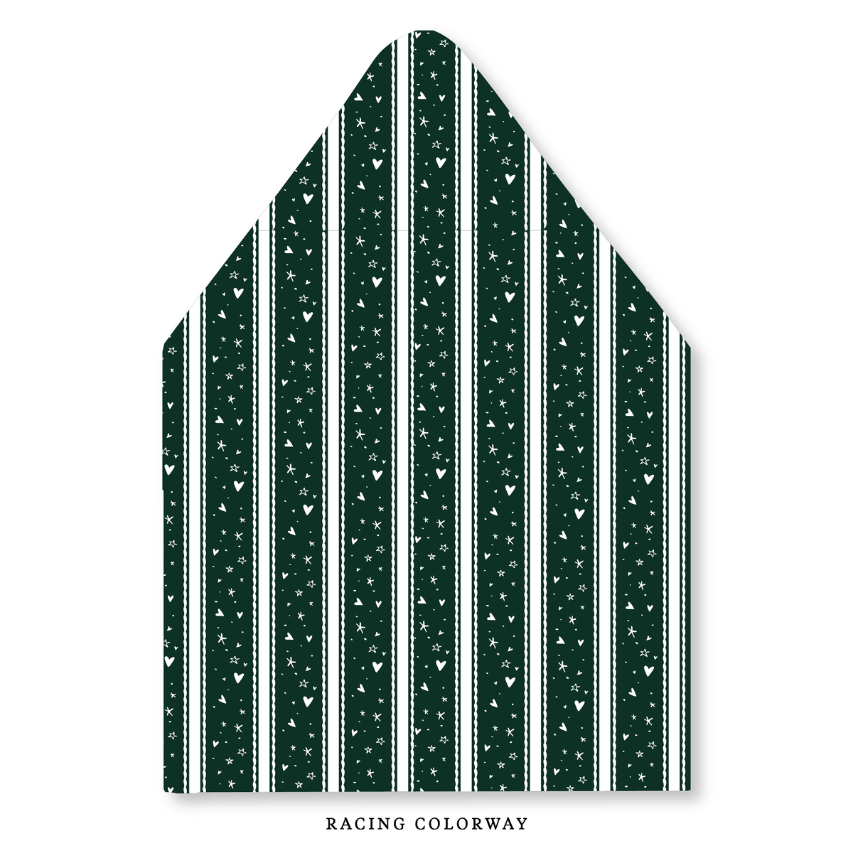 Stars & Hearts Stripe Envelope Liner