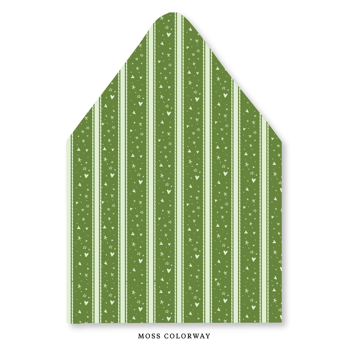 Stars & Hearts Stripe Envelope Liner