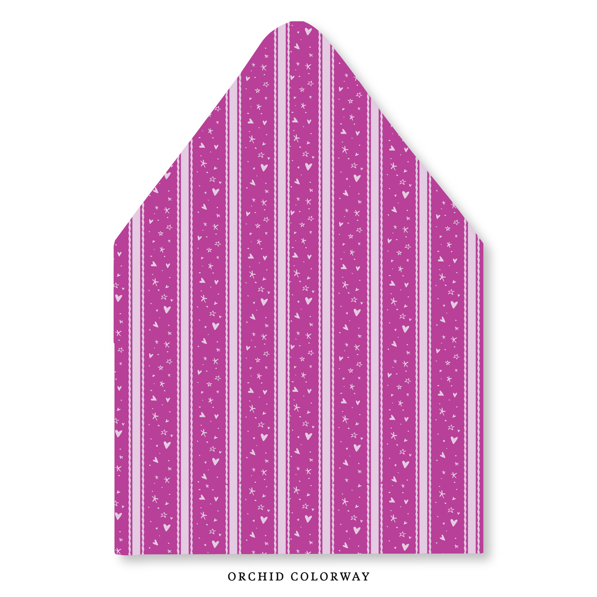 Stars & Hearts Stripe Envelope Liner