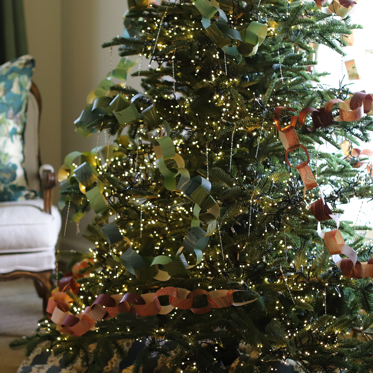 Cotswold Christmas Tree Twinkle Lights, 65'