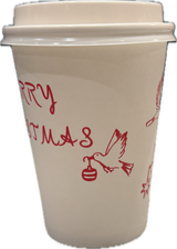 Merry Christmas Paper Cups & Lids