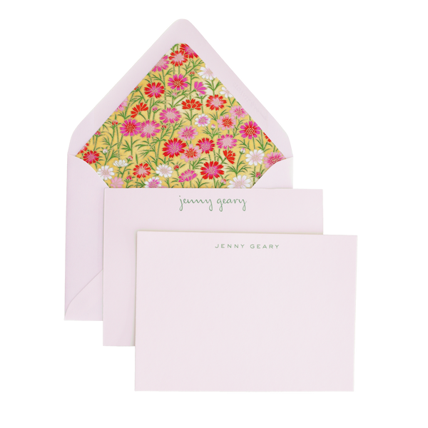 Sunny Zinnia Chiyogami Stationery Set