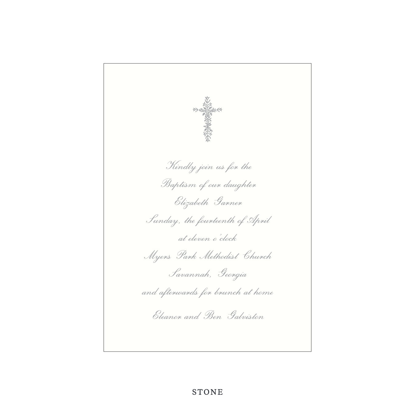 Surrey Religious Celebration Invitation
