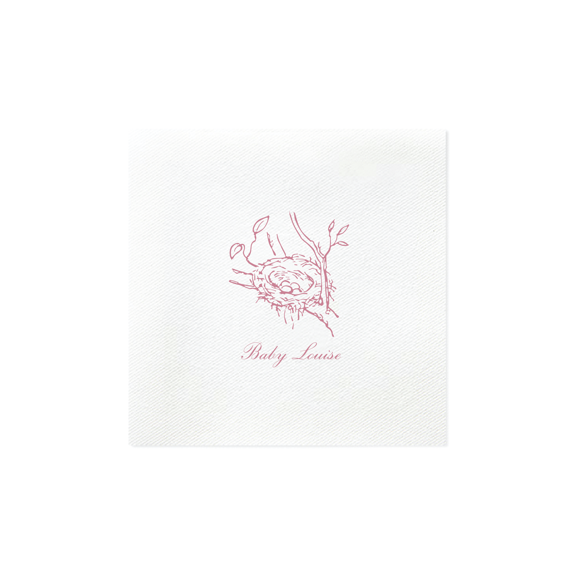Surrey Motif Cocktail Napkin