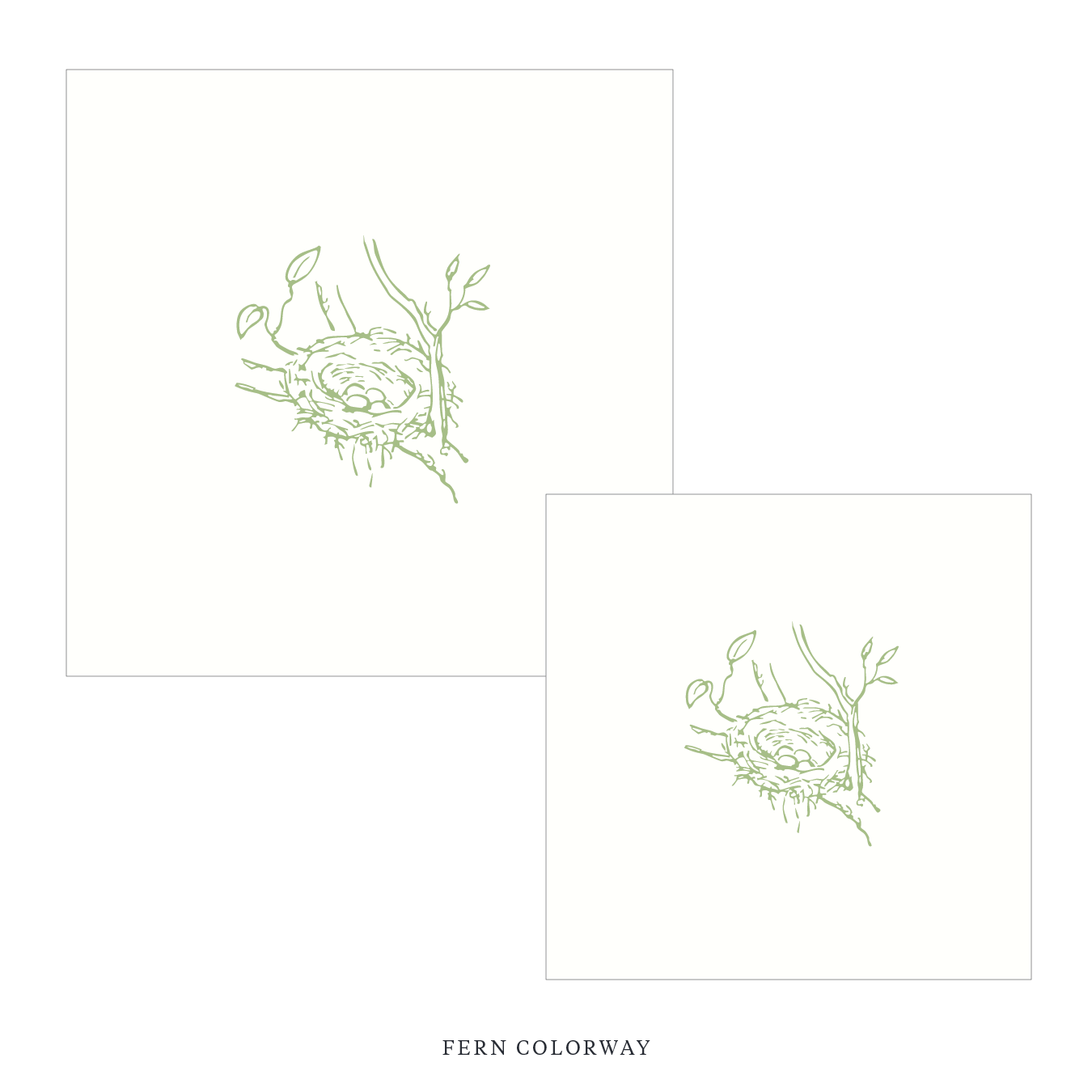 Surrey Motif Cocktail Napkin