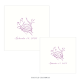 Surrey Motif Cocktail Napkin