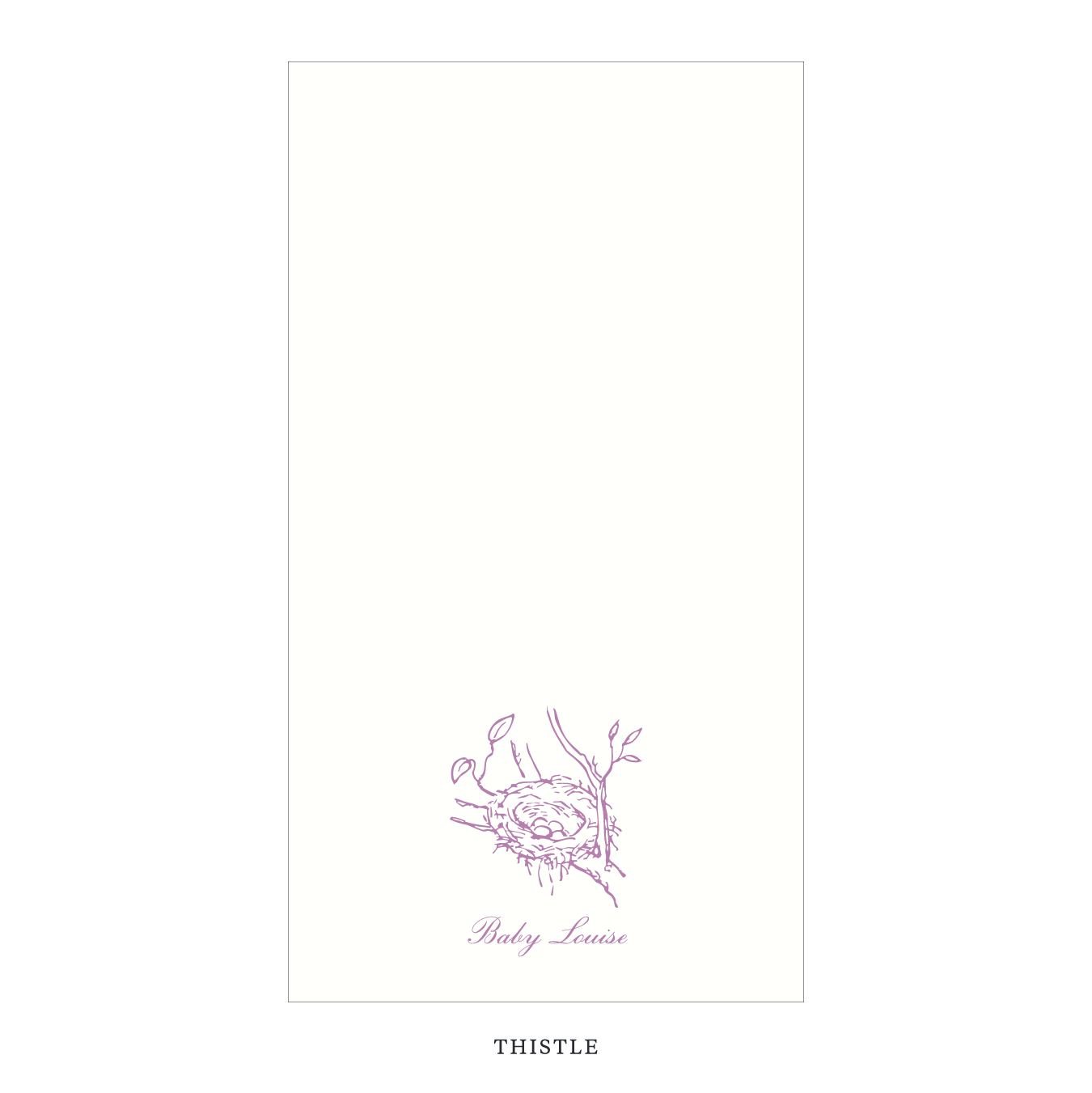 Surrey Motif Dinner Napkin