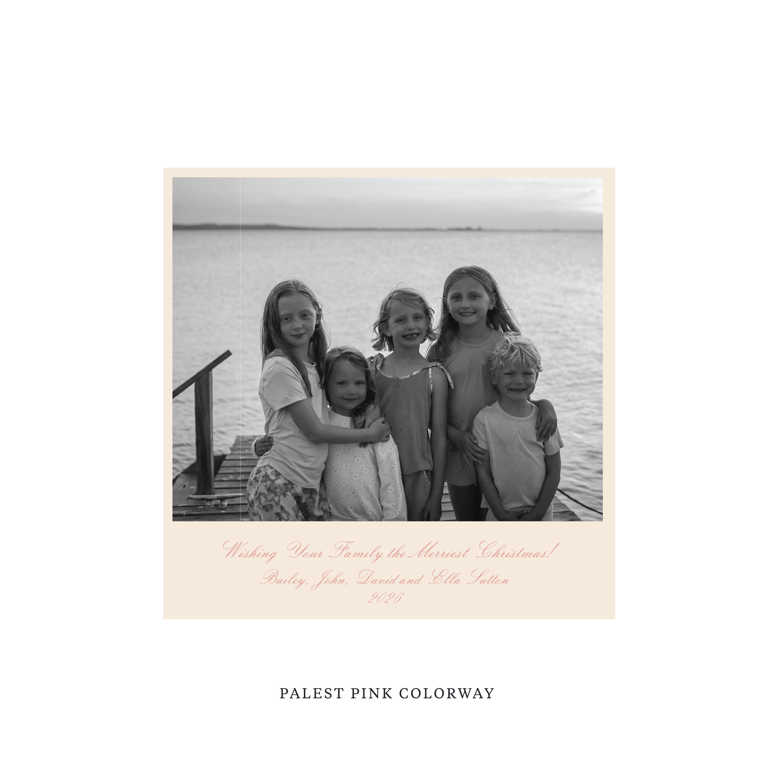 Sutton Classic Printed Square Holiday Card