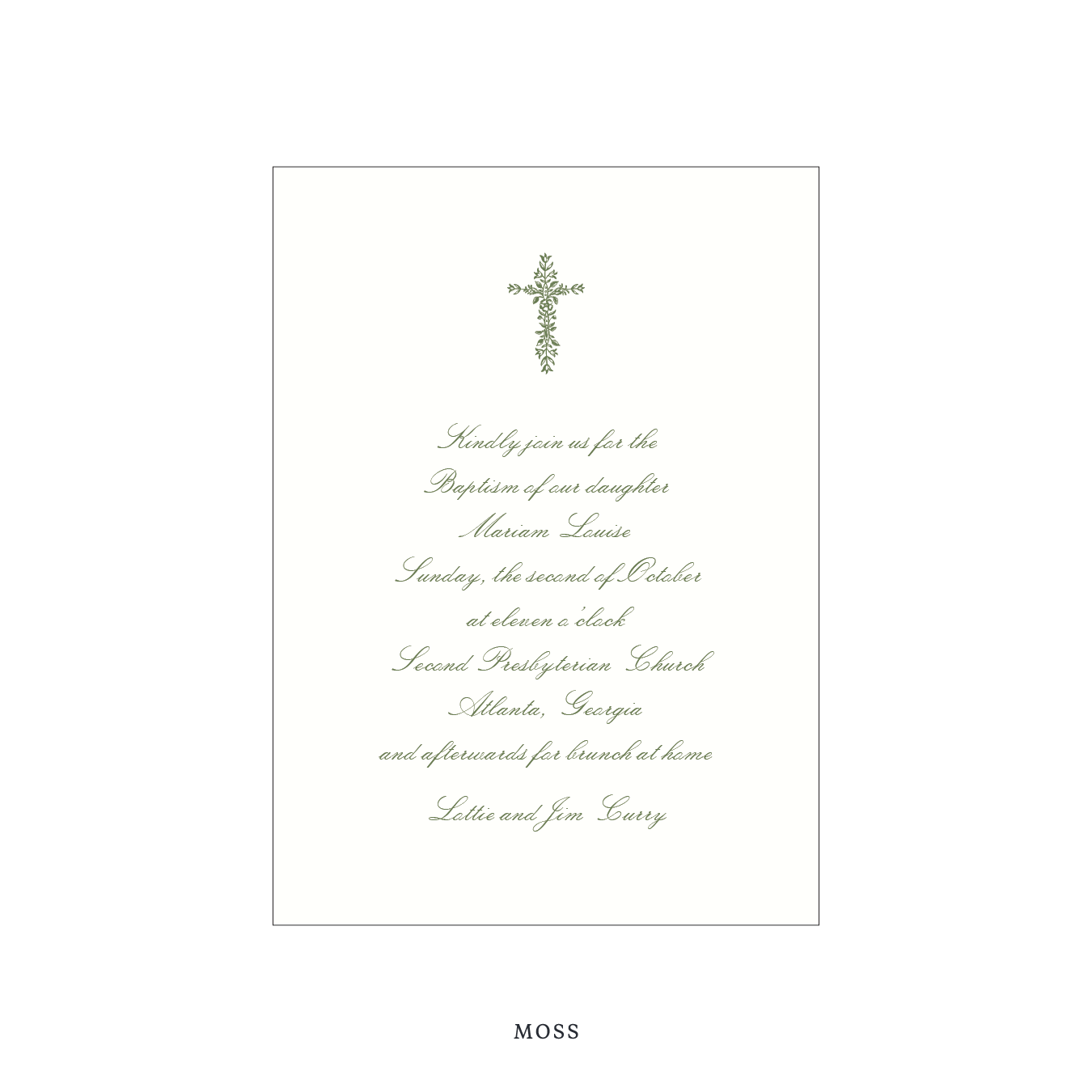 Sutton Religious Celebration Invitation