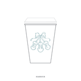 Sutton Motif Paper Cup | 12 oz with Lid