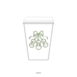 Sutton Motif Paper Cup | 12 oz with Lid