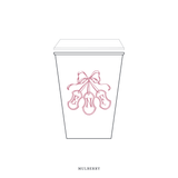 Sutton Motif Paper Cup | 12 oz with Lid