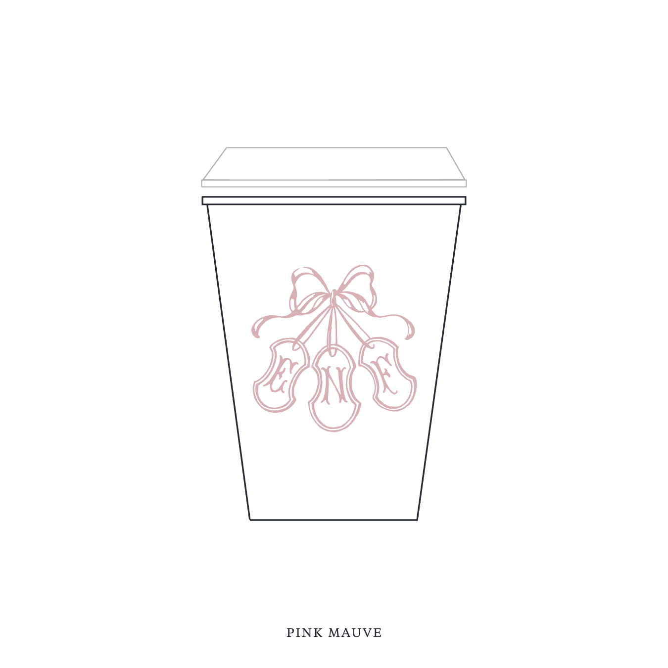 Sutton Motif Paper Cup | 12 oz with Lid
