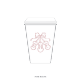 Sutton Motif Paper Cup | 12 oz with Lid