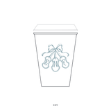 Sutton Motif Paper Cup | 12 oz with Lid