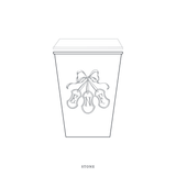 Sutton Motif Paper Cup | 12 oz with Lid