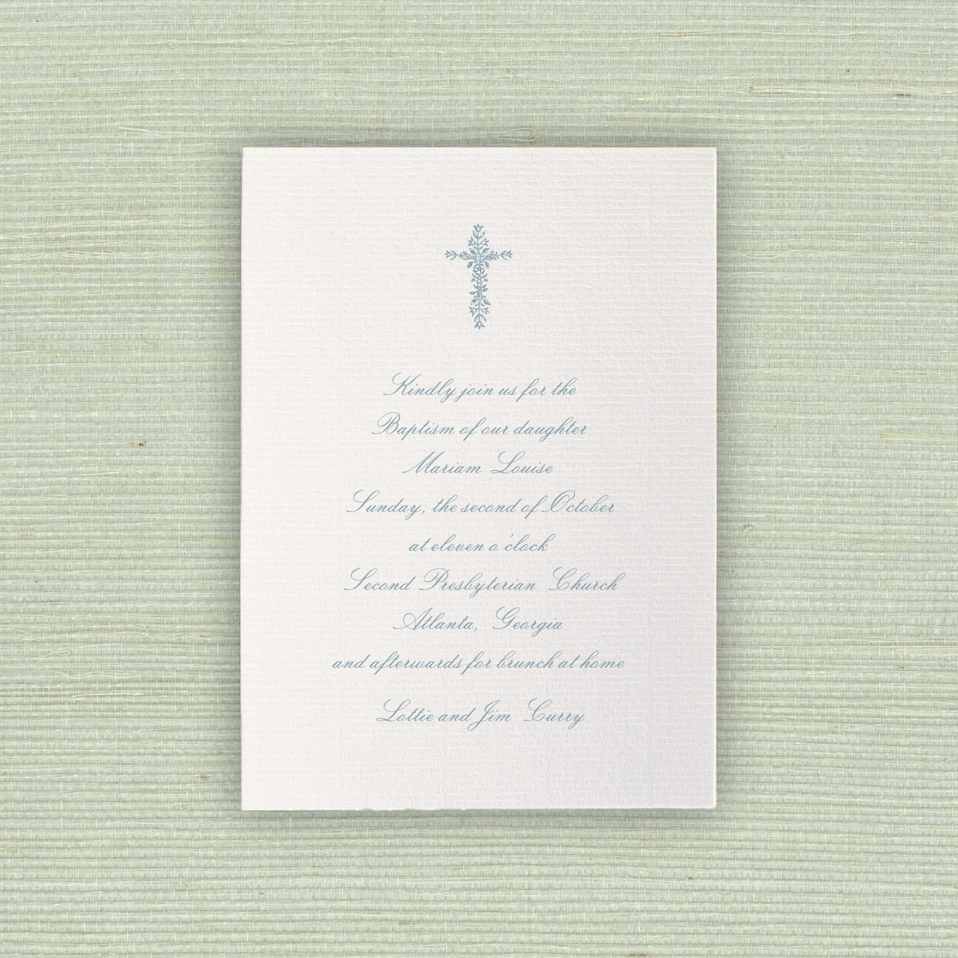 Sutton Religious Celebration Invitation