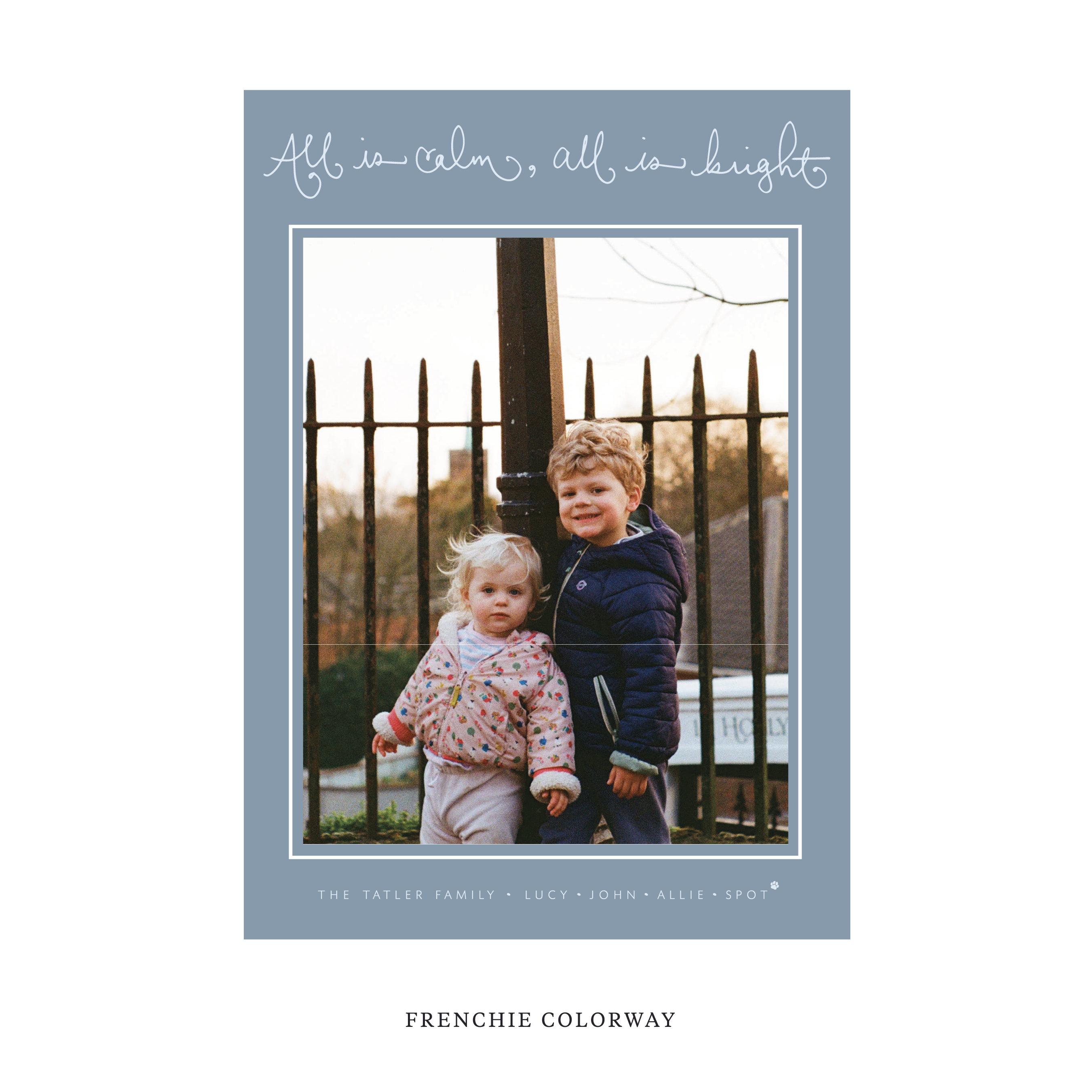 Tatler Classic Flat Print Holiday Card, Large