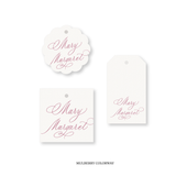 Taylor Calligraphy Classic Printed Tag