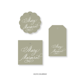 Taylor Calligraphy Classic Printed Tag