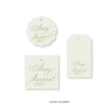 Taylor Calligraphy Classic Printed Tag