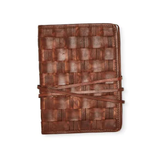 Woven Leather Journal, Small