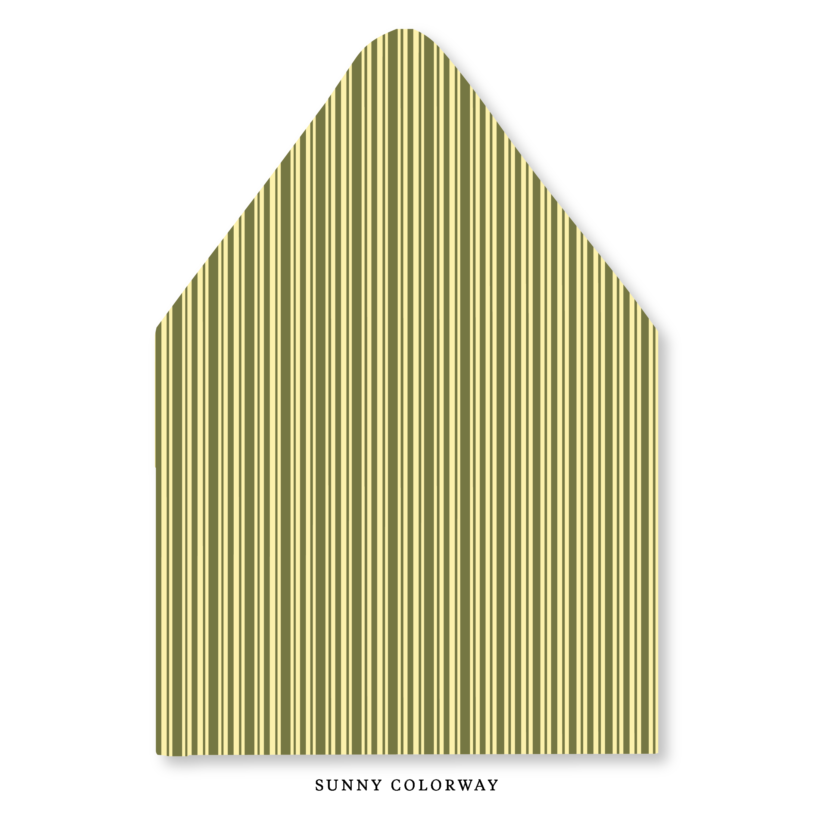 Ticking Stripe Envelope Liner