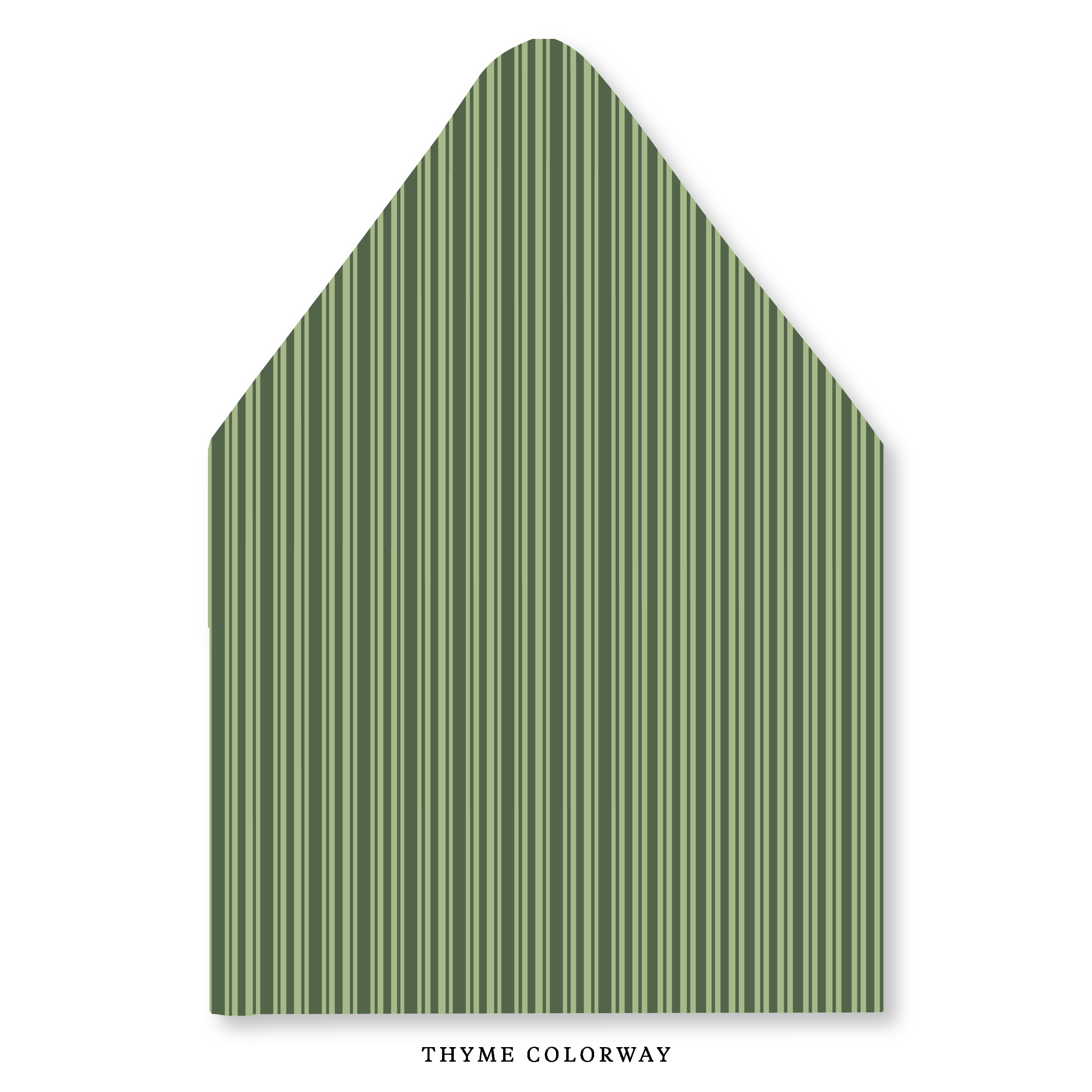 Ticking Stripe Envelope Liner