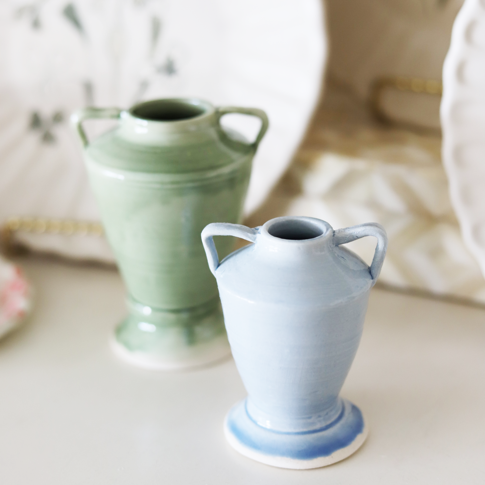 Green Trophy Bud Vase, 5"
