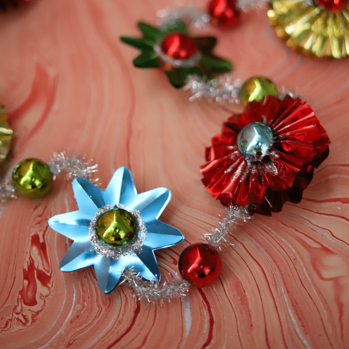 Festive Reflector Garland, 60"