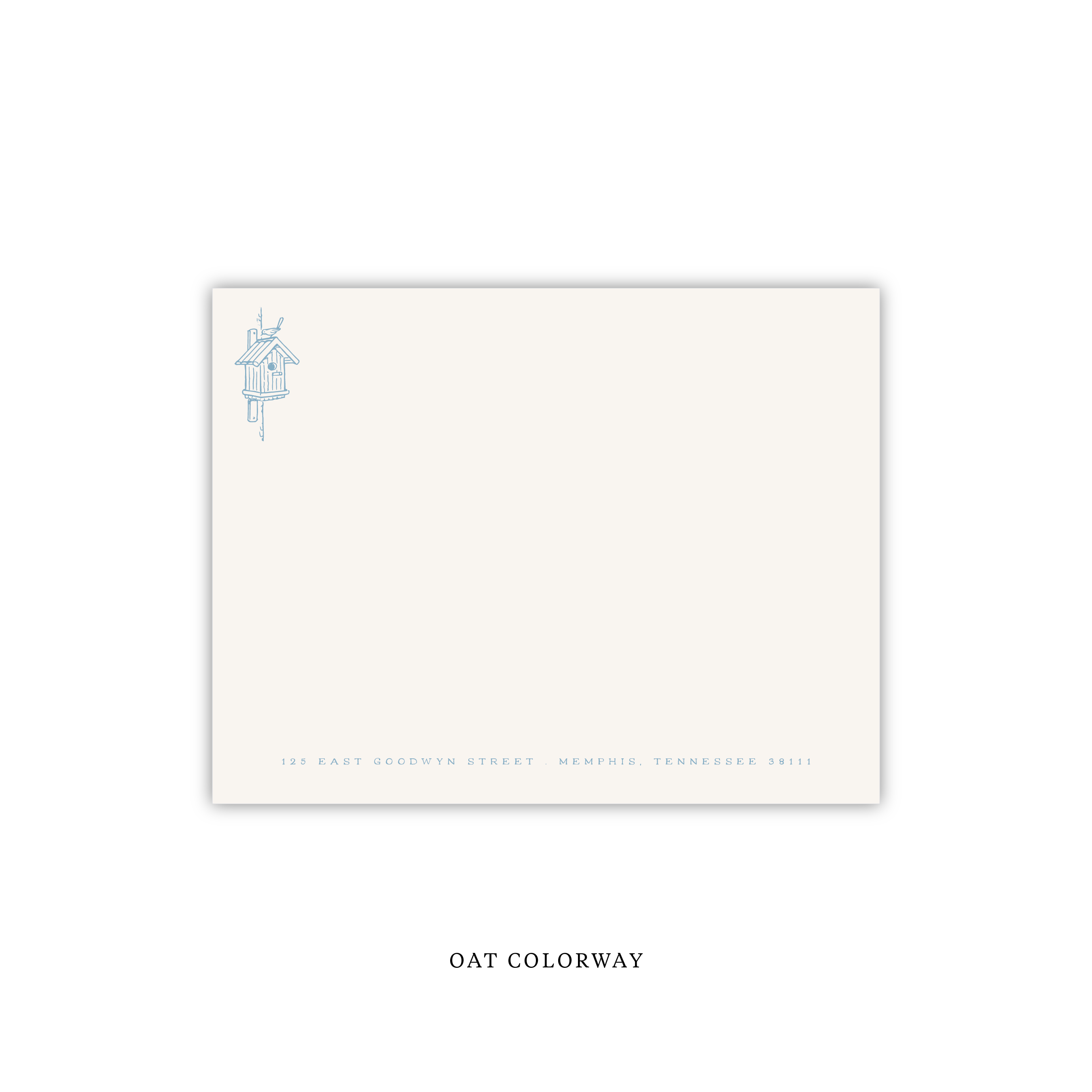 Birdhouse Letterpress Stationery