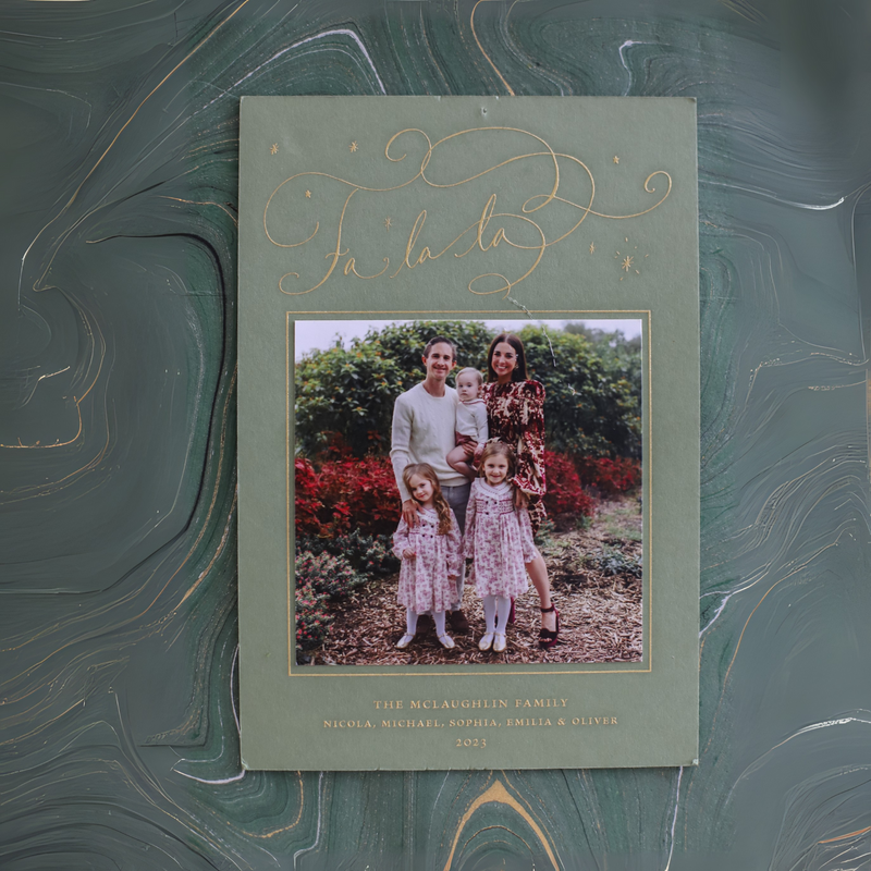 Melrose Large Luxe Holiday Card