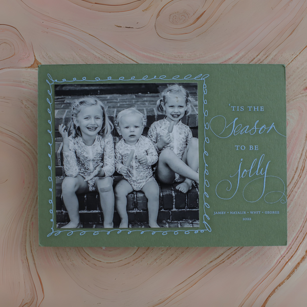 Ophelia Medium Luxe Holiday Card