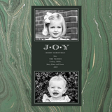 Celeste Large Luxe Holiday Card (horizontal photo)