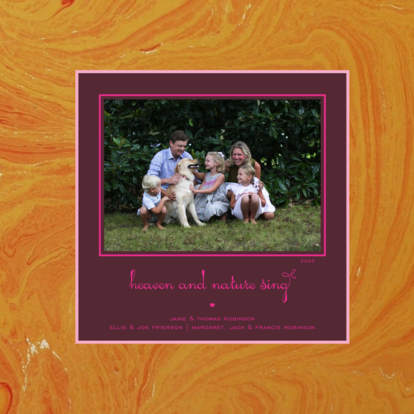 Estelle Large Square Luxe Holiday Card