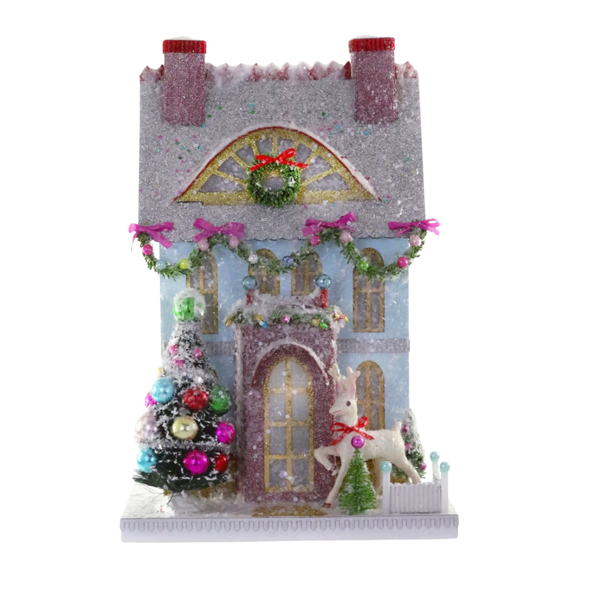 Sugarplum Reindeer Christmas Glitter House