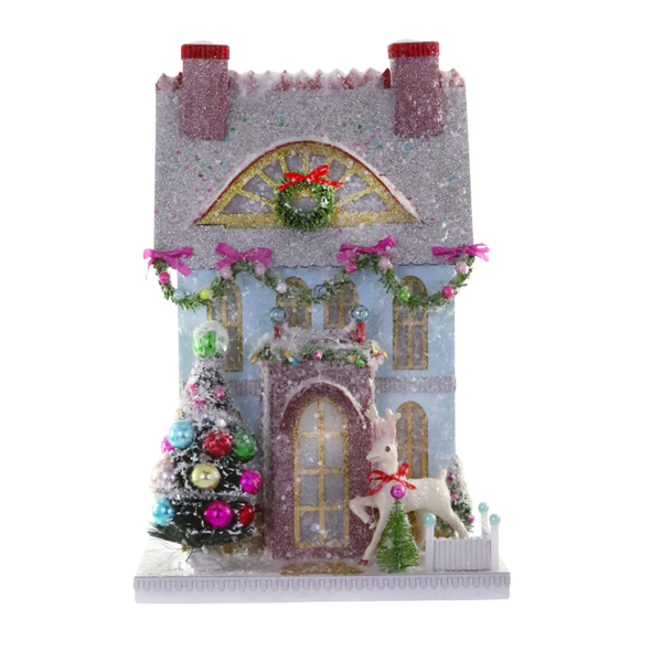 Merry Reindeer Glitter Chateau