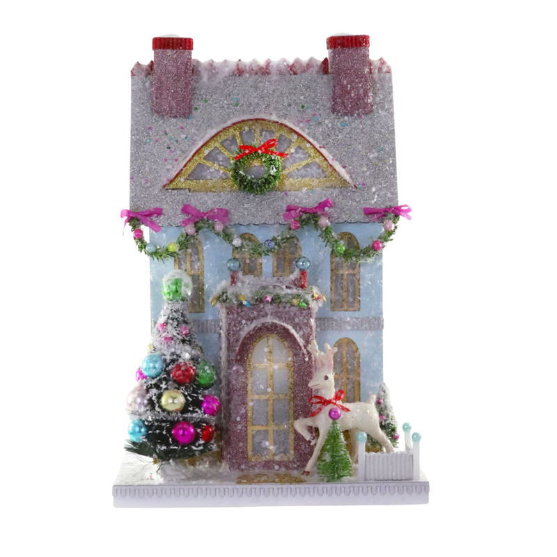 Merry Reindeer Glitter Chateau