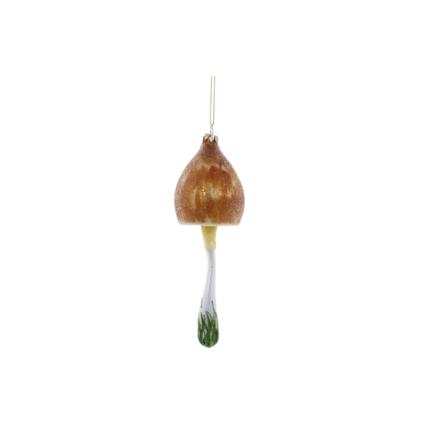 Dewed Mushroom Ornament