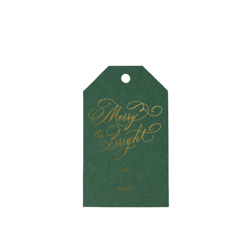 Merry & Bright Forest with Gold Foil